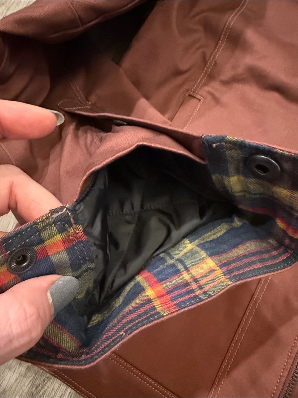 Women’s Rust Brown Zip-Front Jacket - Picture 2 of 5